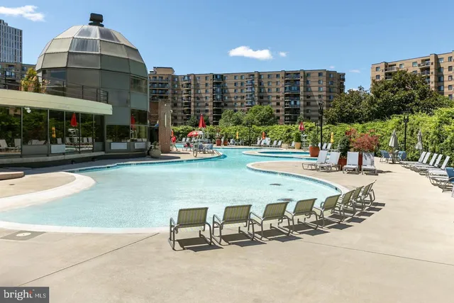 a view of a swimming pool