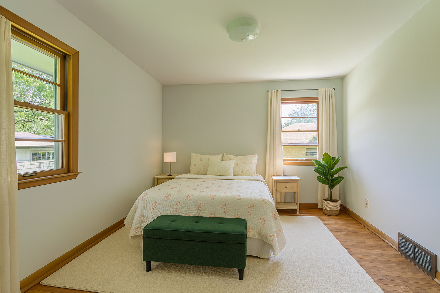 1 Gary Court Normal, IL 61761 - Photo 14 of 29 a bedroom with a bed table and two windows