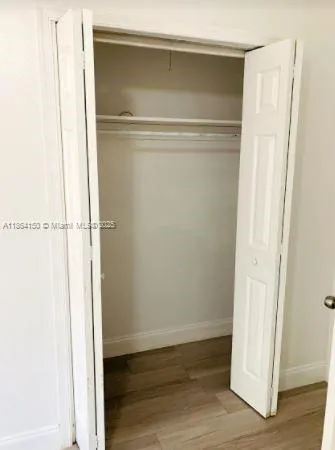 a view of closet area