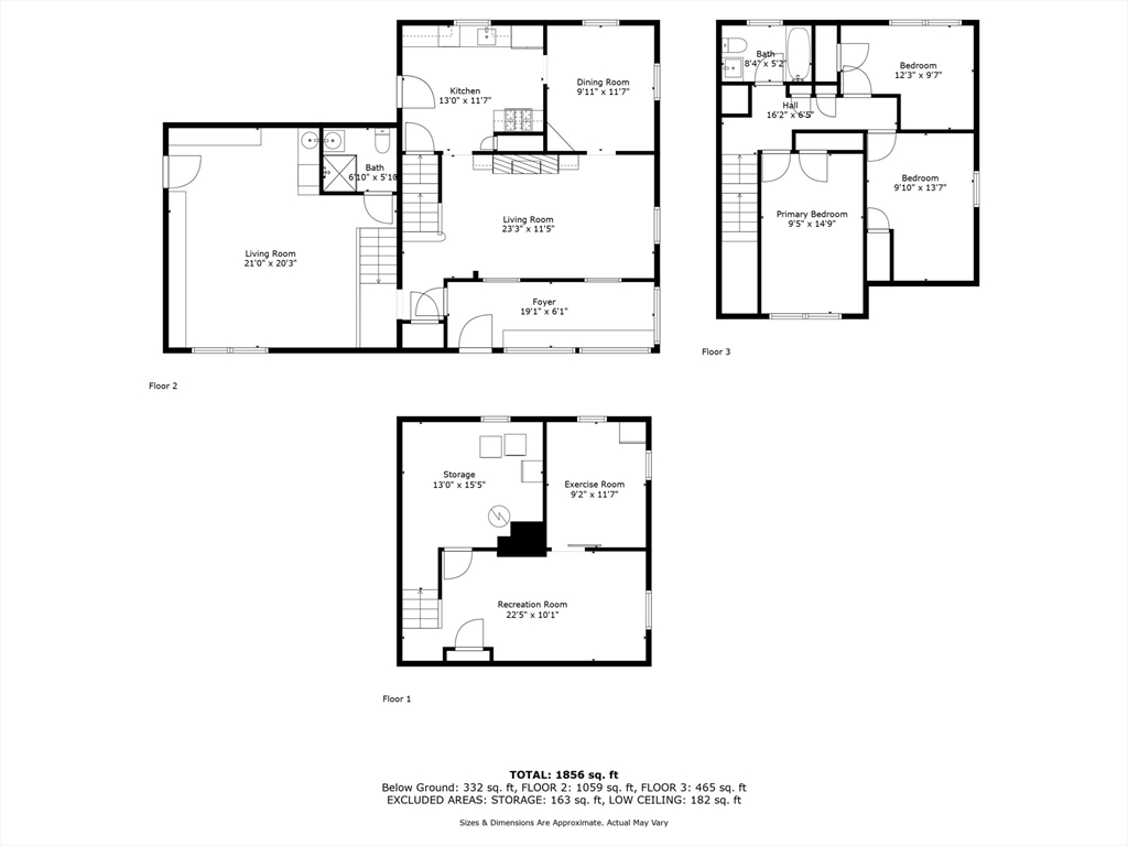 14 Pierrepont Road Newton, MA 02462 - Photo 33 of 33 a picture of a floor plan