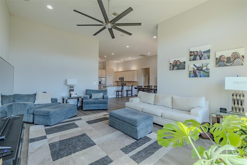 4950 Diamonds Palm Loop Wesley Chapel, FL 33543 - Photo 17 of 65 a living room with furniture and a chandelier