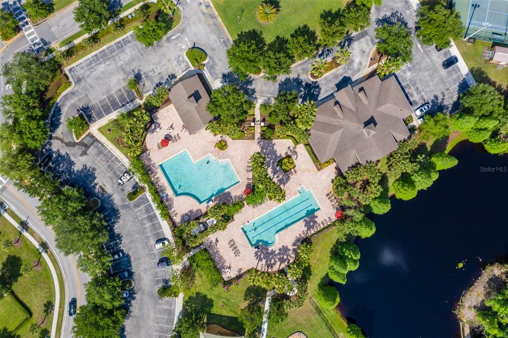 4950 Diamonds Palm Loop Wesley Chapel, FL 33543 - Photo 54 of 65 an aerial view of a house
