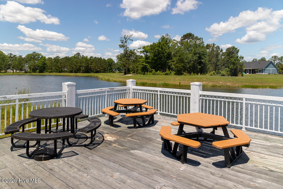 107 Spicer Lake Drive Holly Ridge, NC 28445 - Photo 44 of 56 Picnic Tables on Dock