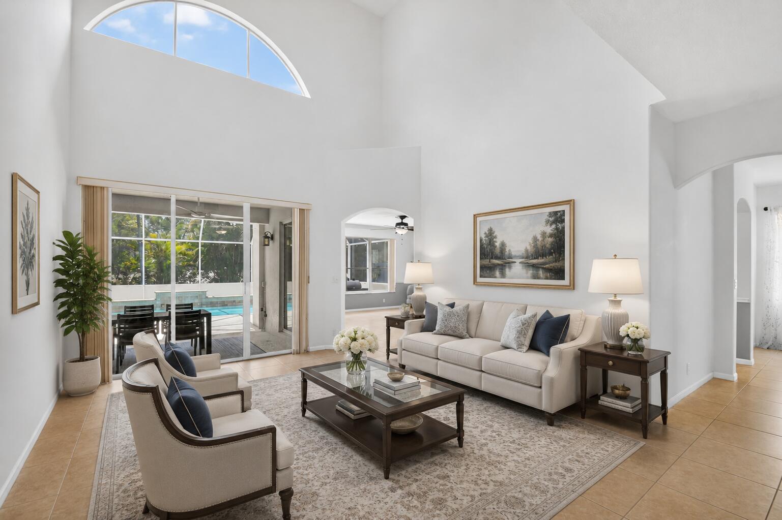 6283 Shadow Tree Lane Lake Worth, FL 33463 - Photo 6 of 84 Virtually staged Great room