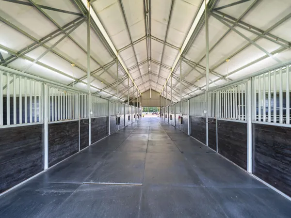 a view of a garage