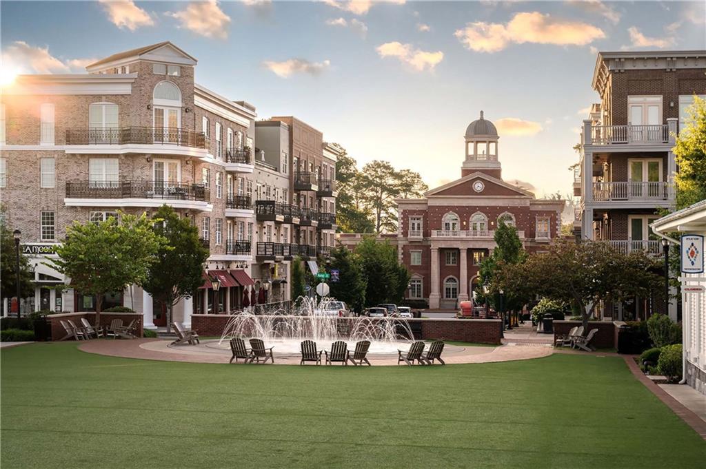 257 Lask Lane Milton, GA 30004 - Photo 80 of 84 a front view of building with yard and outdoor seating