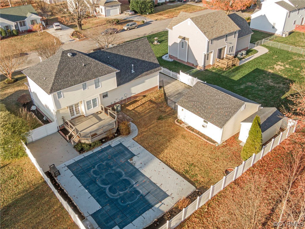 6441 Blair Court Prince George, VA 23875 - Photo 2 of 46 an aerial view of residential houses with yard
