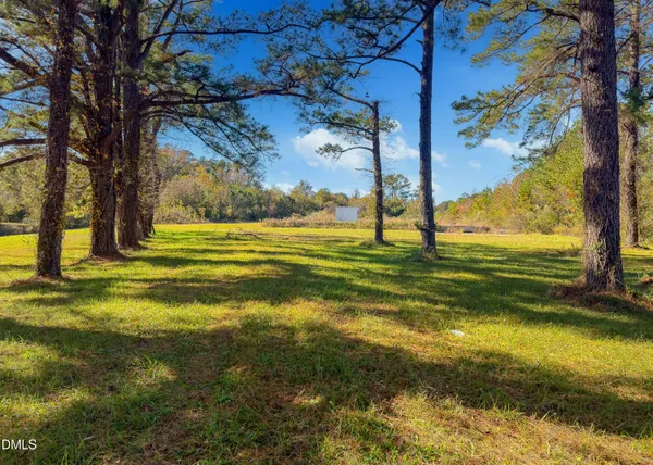 a view of a water with an outdoor space