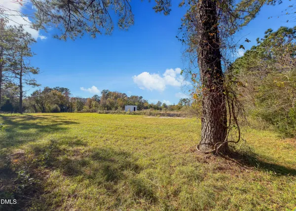 a view of an ocean and a building