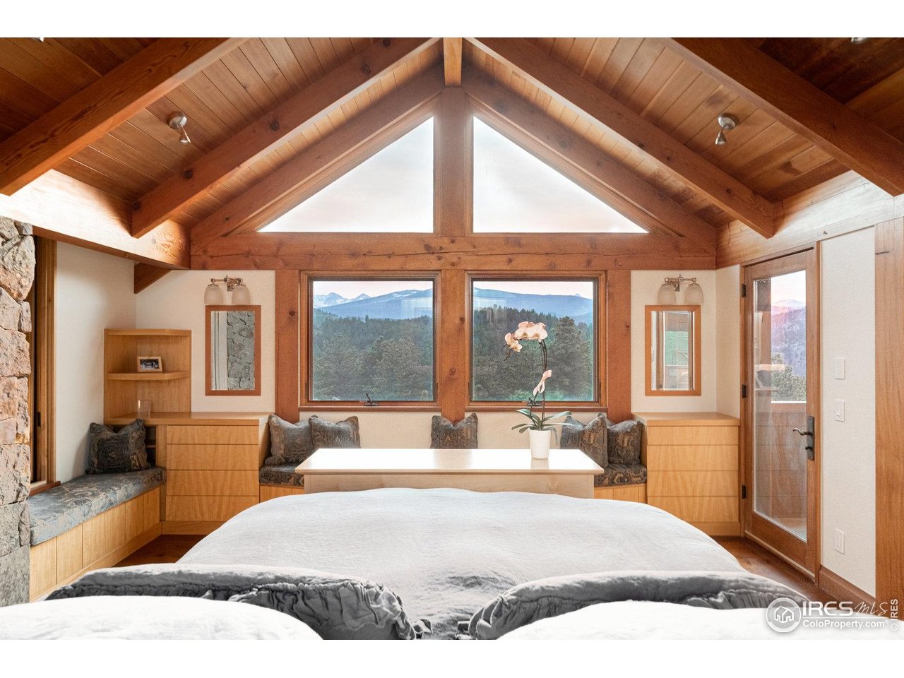 11780 Gold Hill Road Boulder, CO 80302 - Photo 18 of 37 Amazing Views from the primary bedroom!