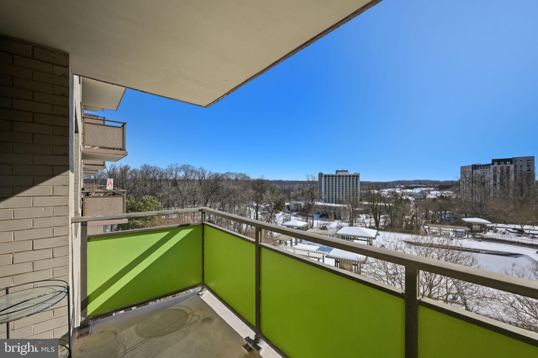 5225 Pooks Hill Road, Unit 519N Bethesda, MD 20814 - Photo 20 of 56 a view of a city from a balcony