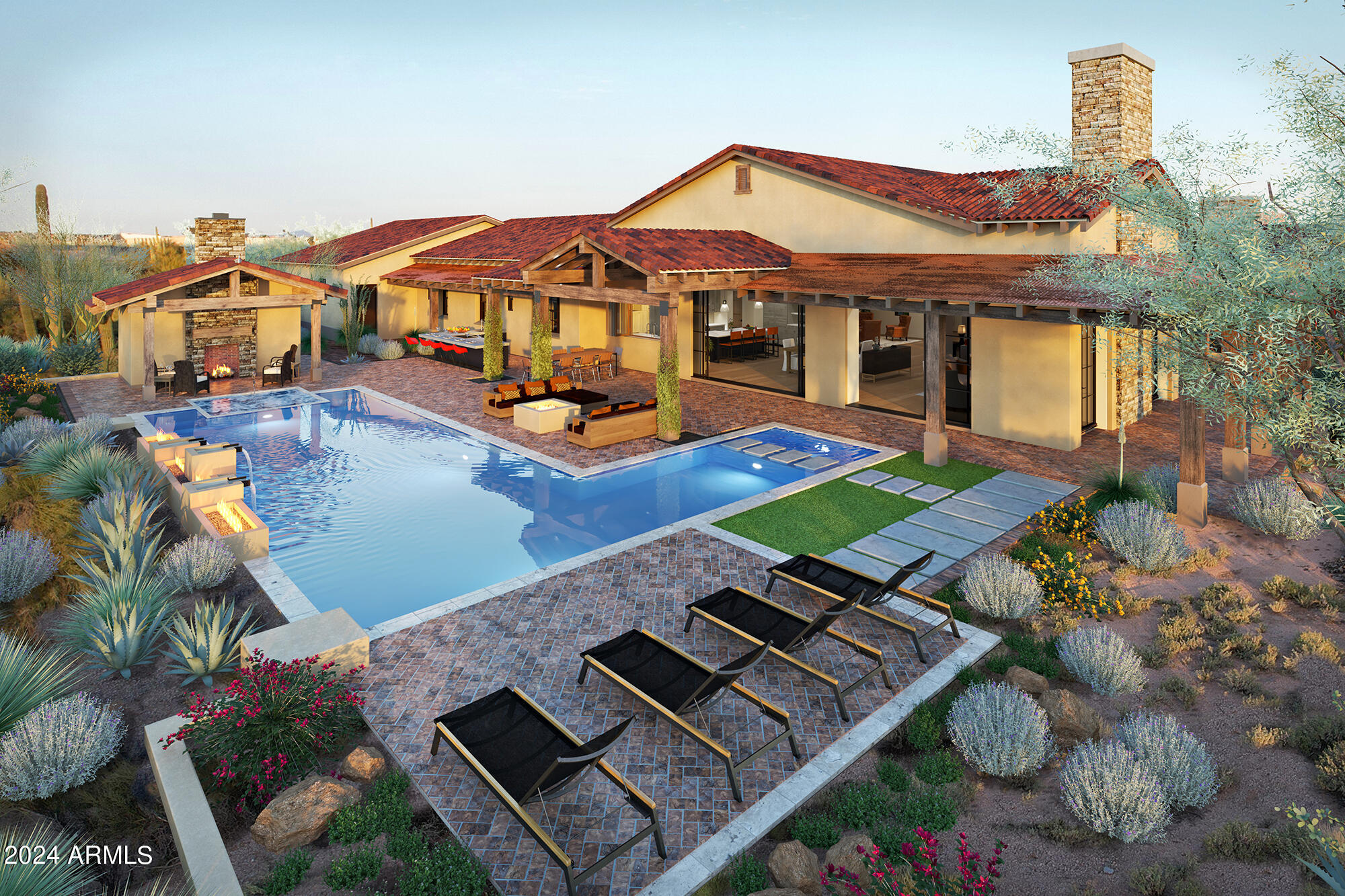 8510 East Tecolote Circle Scottsdale, AZ 85266 - Photo 2 of 11 an aerial view of a house with swimming pool