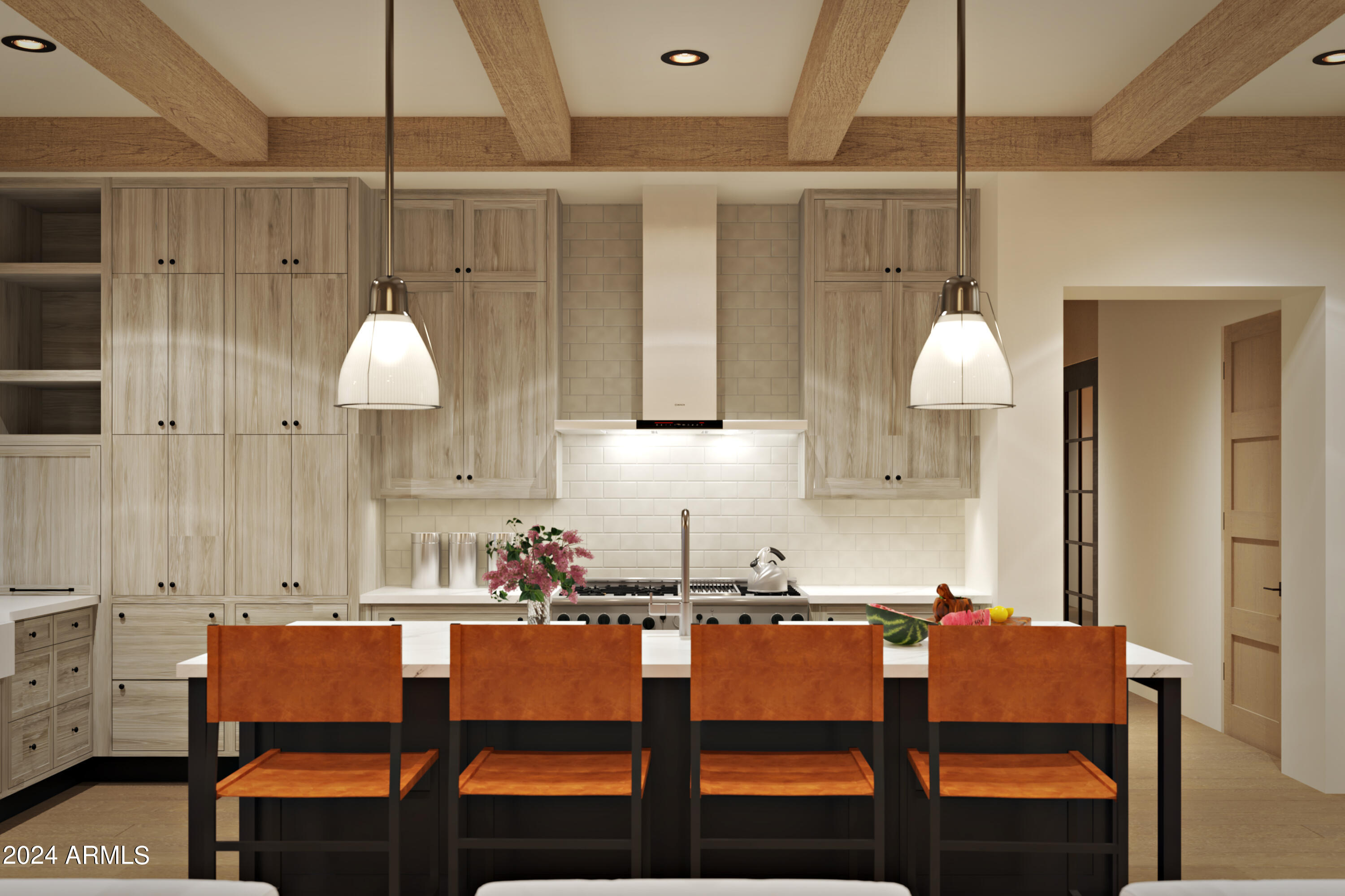 8510 East Tecolote Circle Scottsdale, AZ 85266 - Photo 8 of 11 a kitchen with a table chairs and a bed