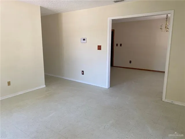 a view of an empty room