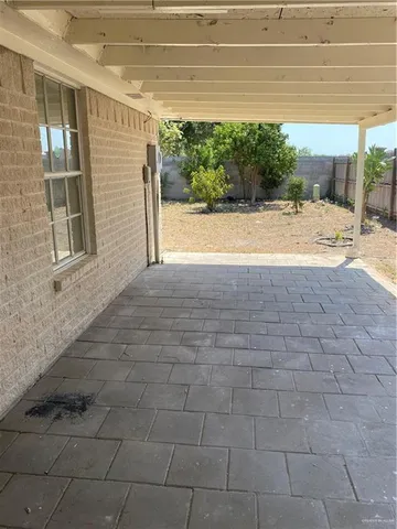 a view of outdoor space with seating area