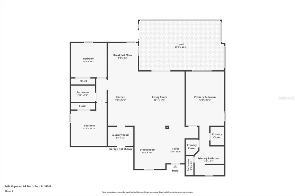 2694 Hopwood Road North Port, FL 34287 - Photo 56 of 56 a picture of a bathroom with a shower