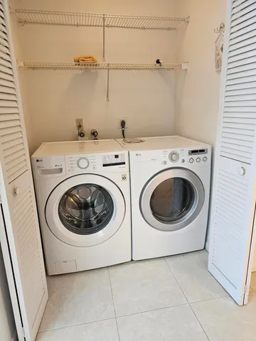 a view of washer and dryer