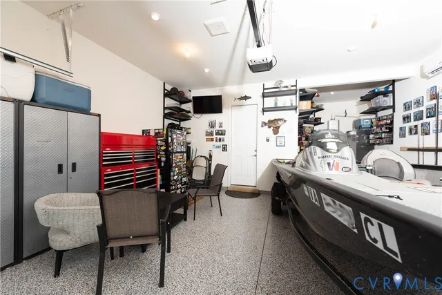 a view of gym equipment and children play room