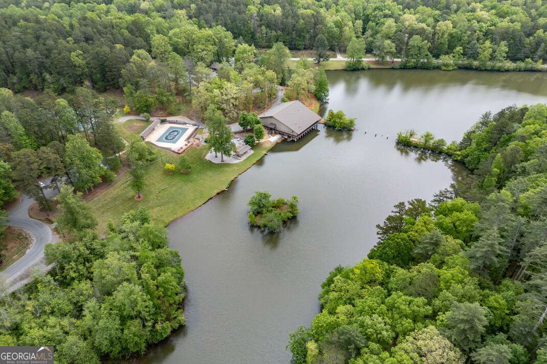 Lot 17 Lower Gap Road, Unit 17 Sautee Nacoochee, GA 30571 - Photo 34 of 39 an aerial view of a house with a yard and lake view