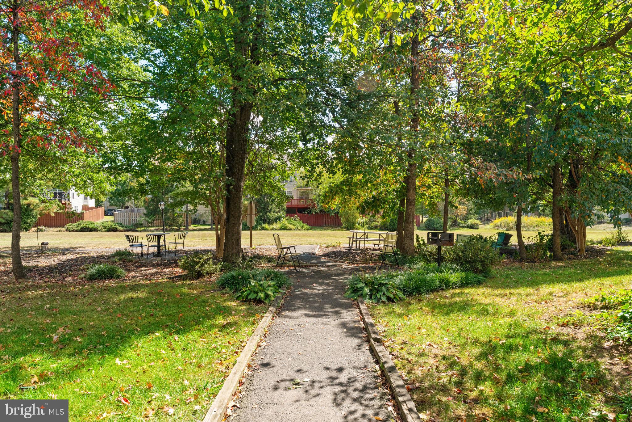 8210 Winstead Place Manassas, VA 20109 - Photo 19 of 27 a view of a yard with plants and trees