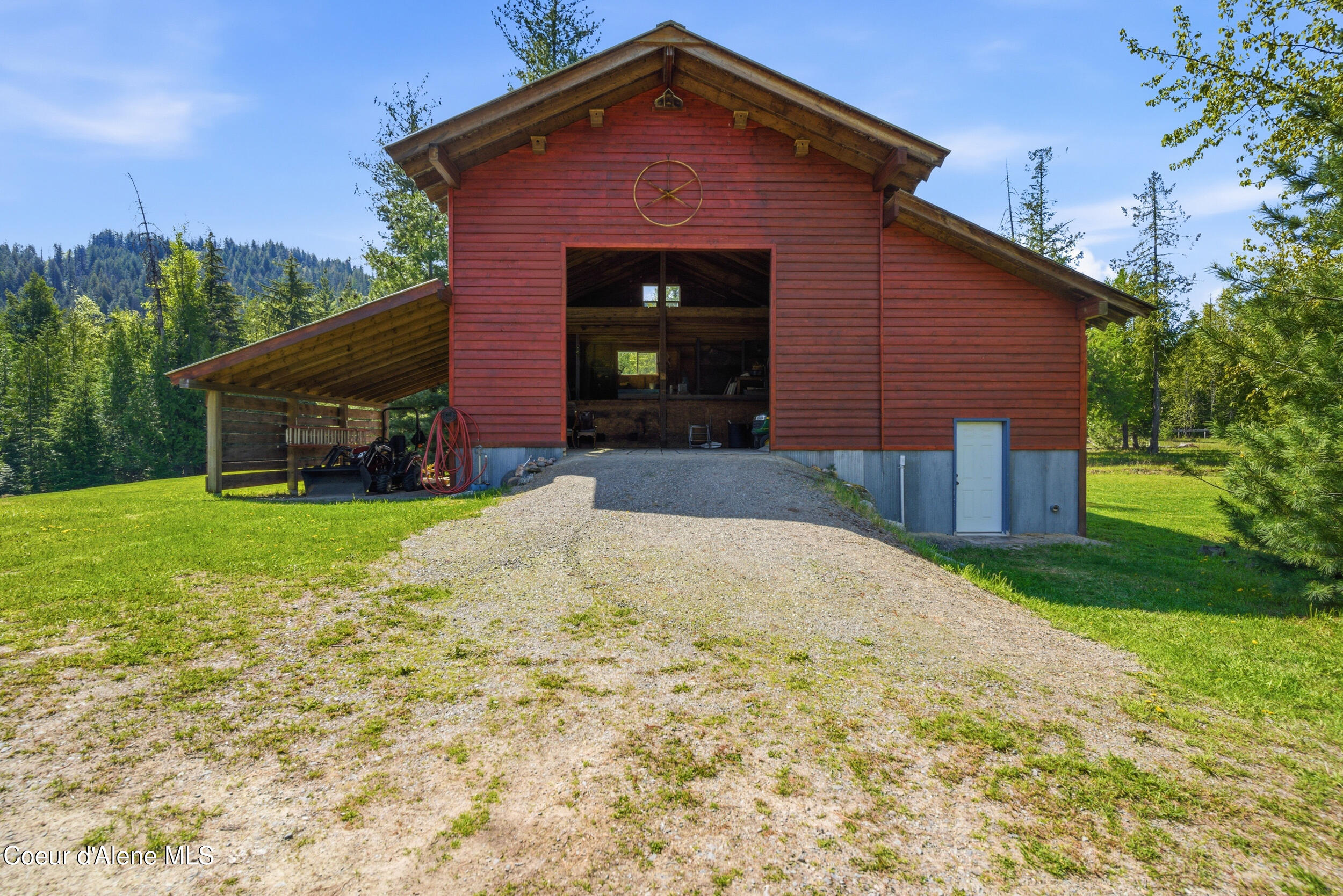 53 Sawtooth Way Sagle, ID 83860 - Photo 54 of 71 Barn w Carport & Wood Shop