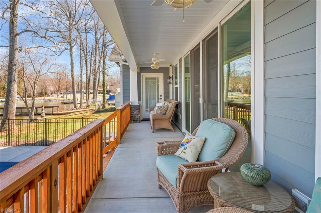 1786 Riverview Road Lexington, NC 27292 - Photo 13 of 50 Deck overlooking the beautiful pool