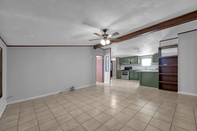 a view of kitchen and window