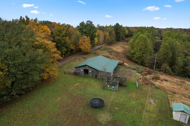 a view of a ocean with trees
