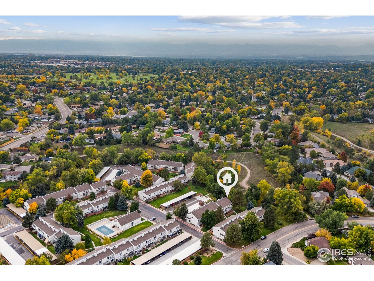 4216 East Maplewood Way Centennial, CO 80121 - Photo 43 of 46 an aerial view of a city