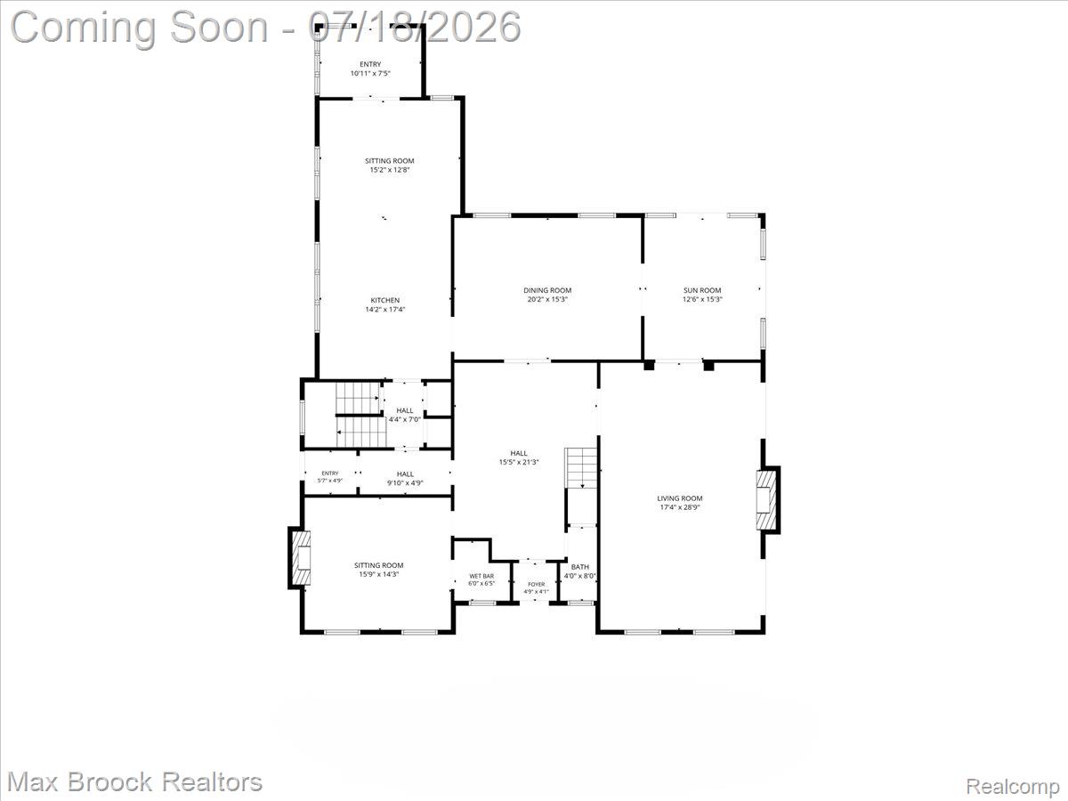 294 Lincoln Road Grosse Pointe, MI 48230 - Photo 80 of 84 1st Floor Plan