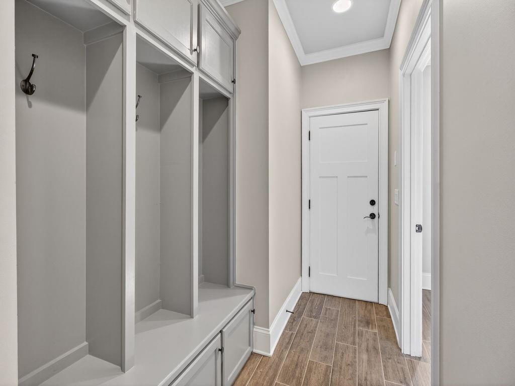 436 Thunder Road Buford, GA 30518 - Photo 23 of 62 a view of hallway with wooden floor