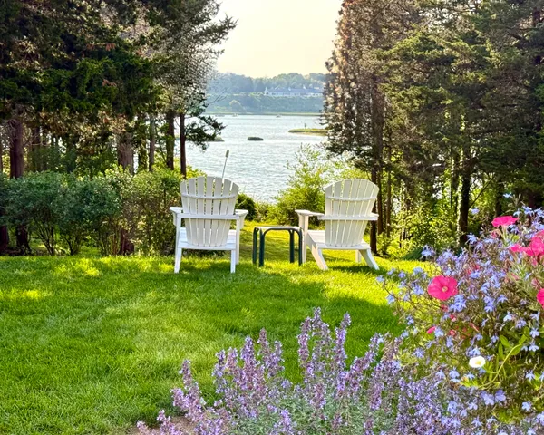 a view of a city and an ocean