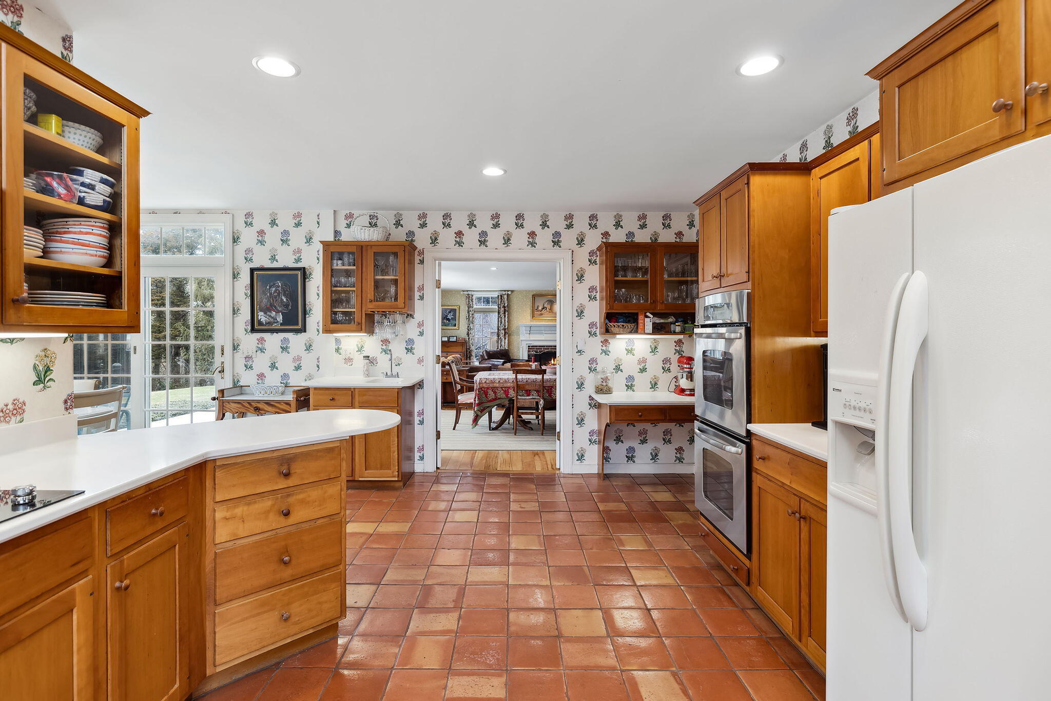 46 Freeman Lane Orleans, MA 02653 - Photo 21 of 74 a kitchen with stainless steel appliances granite countertop a refrigerator and a stove