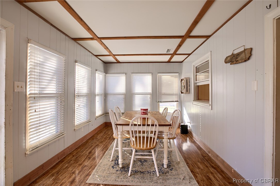 954 Carlton Road Wake, VA 23176 - Photo 18 of 25 Dining room featuring hardwood / wood-style floors