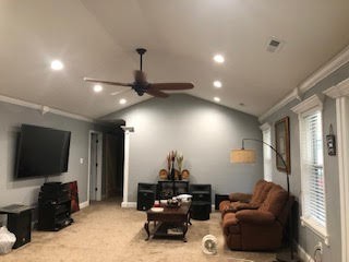 176 McLemore Road Ardmore, TN 38449 - Photo 3 of 9 a living room with furniture and a flat screen tv