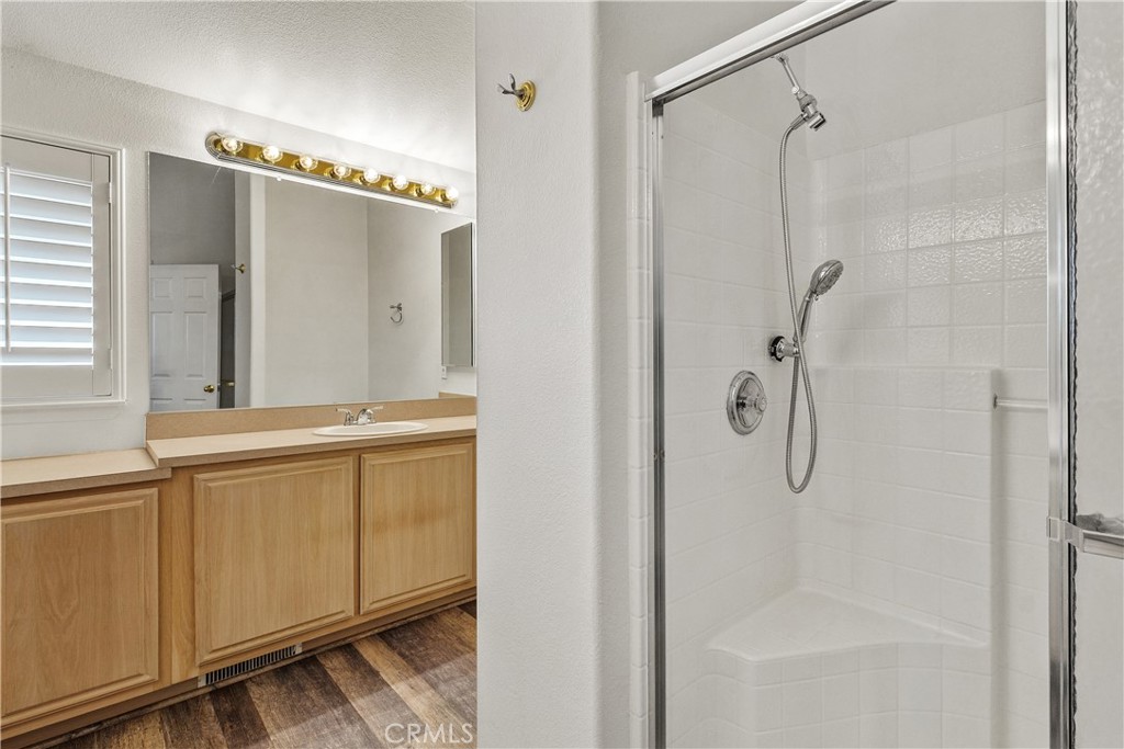 27250 Murrieta Road, Unit 253 Menifee, CA 92586 - Photo 41 of 49 Primary Bathroom with walk-in shower