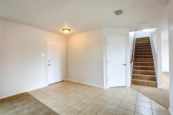 a view of an empty room