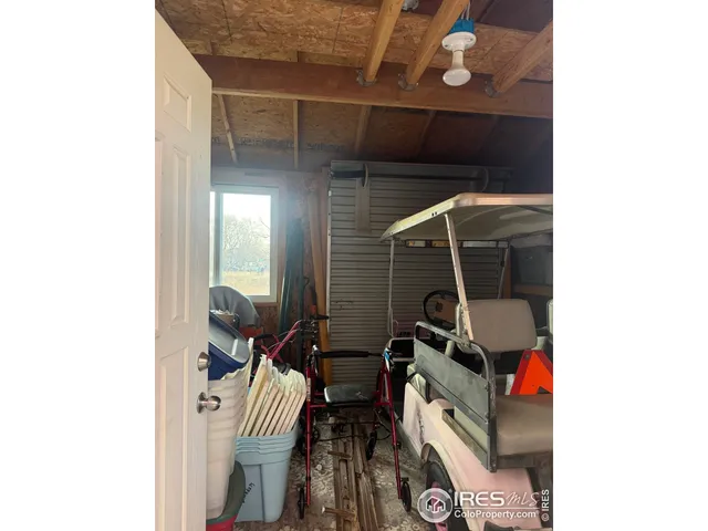 a view of storage and utility room