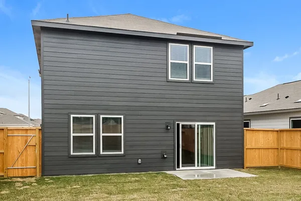 a view of a house with a large windows