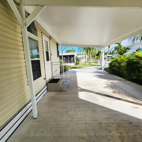 a view of a lake with a houses