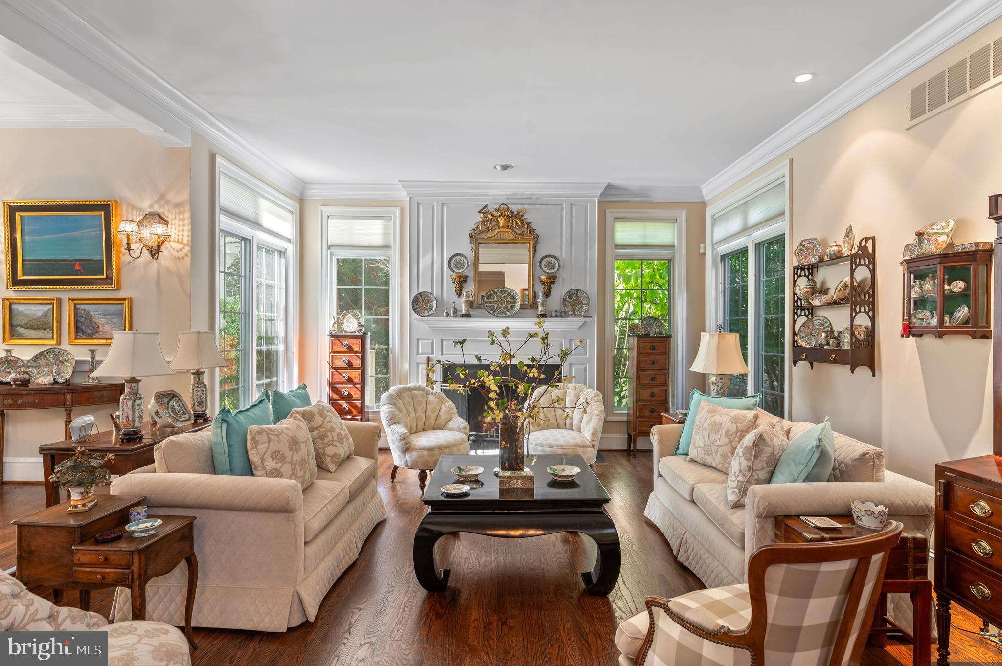 1236 Denbigh Lane Wayne, PA 19087 - Photo 18 of 36 a living room with furniture and a large window
