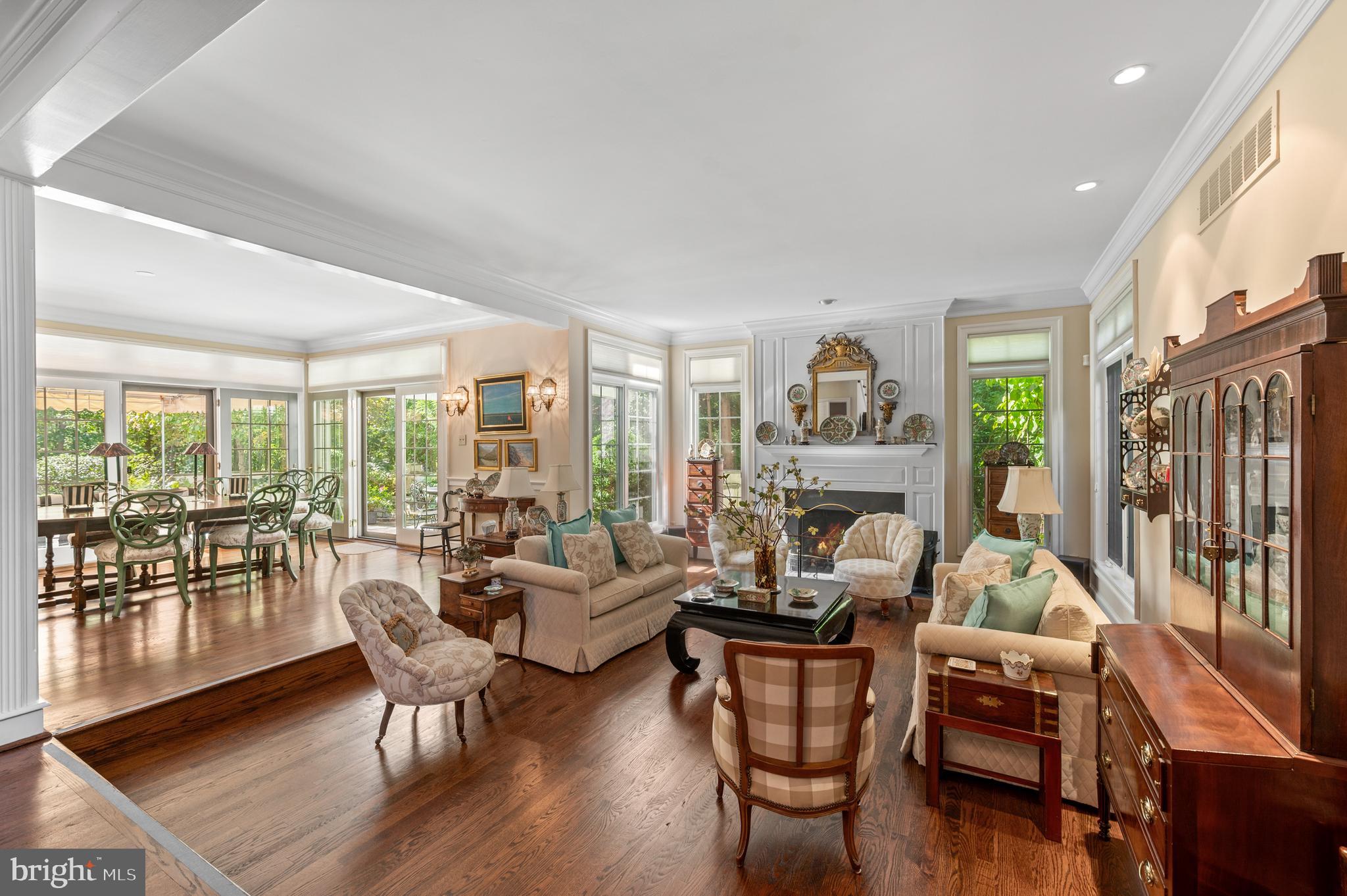 1236 Denbigh Lane Wayne, PA 19087 - Photo 19 of 36 a living room with furniture and a large window