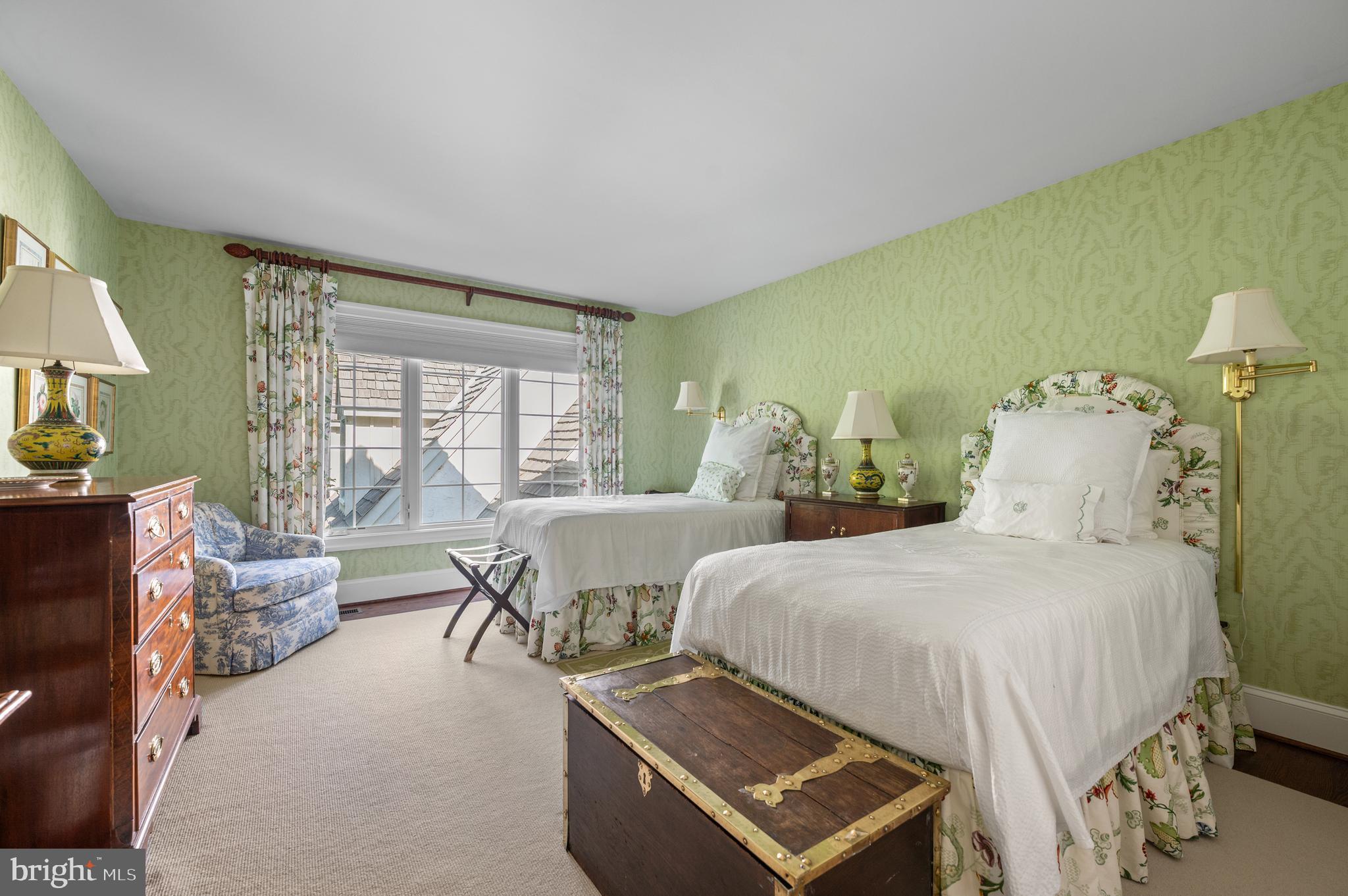 1236 Denbigh Lane Wayne, PA 19087 - Photo 28 of 36 a bedroom with a bed and a balcony