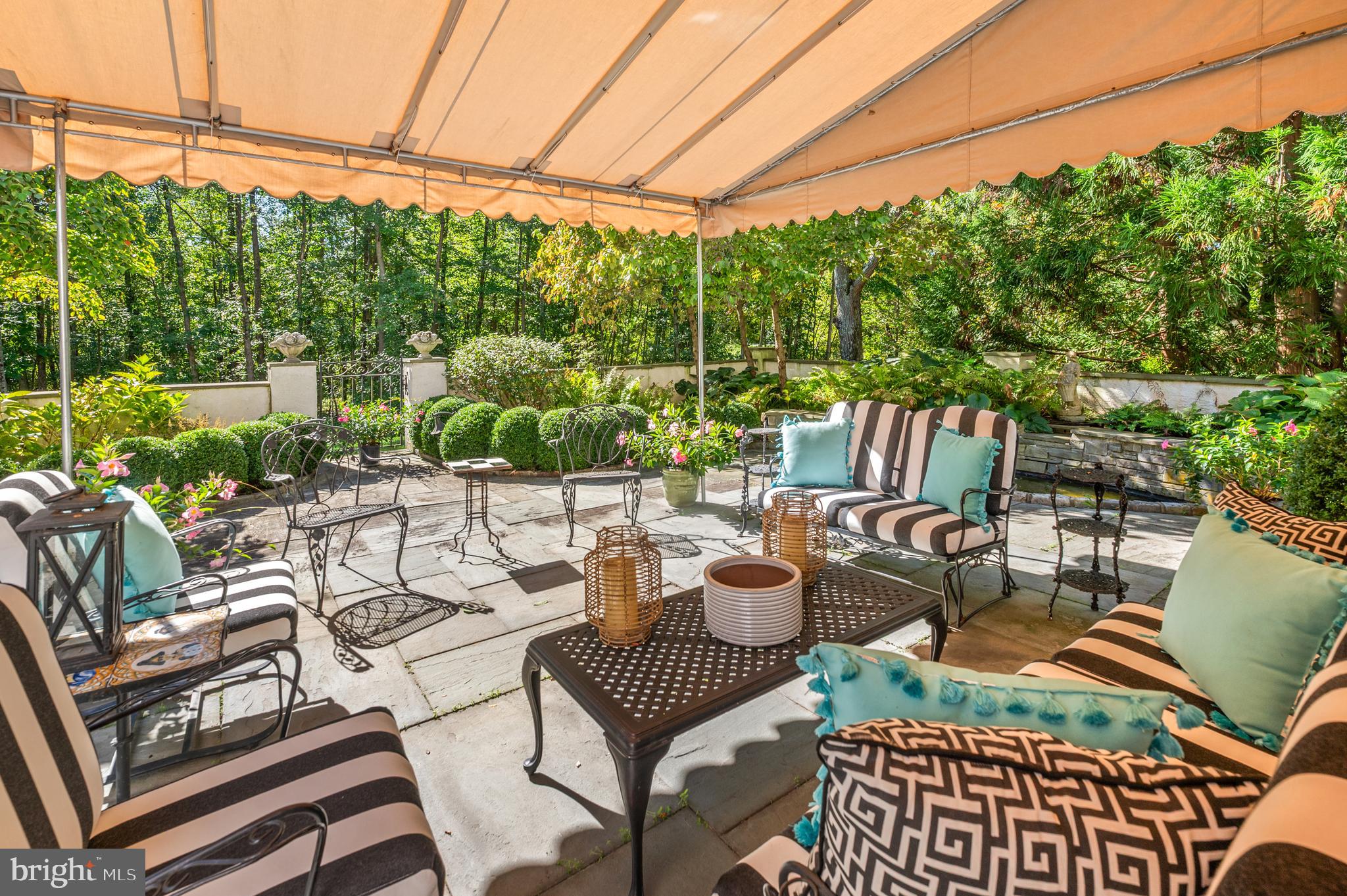 1236 Denbigh Lane Wayne, PA 19087 - Photo 3 of 36 a view of a patio with couches table and chairs
