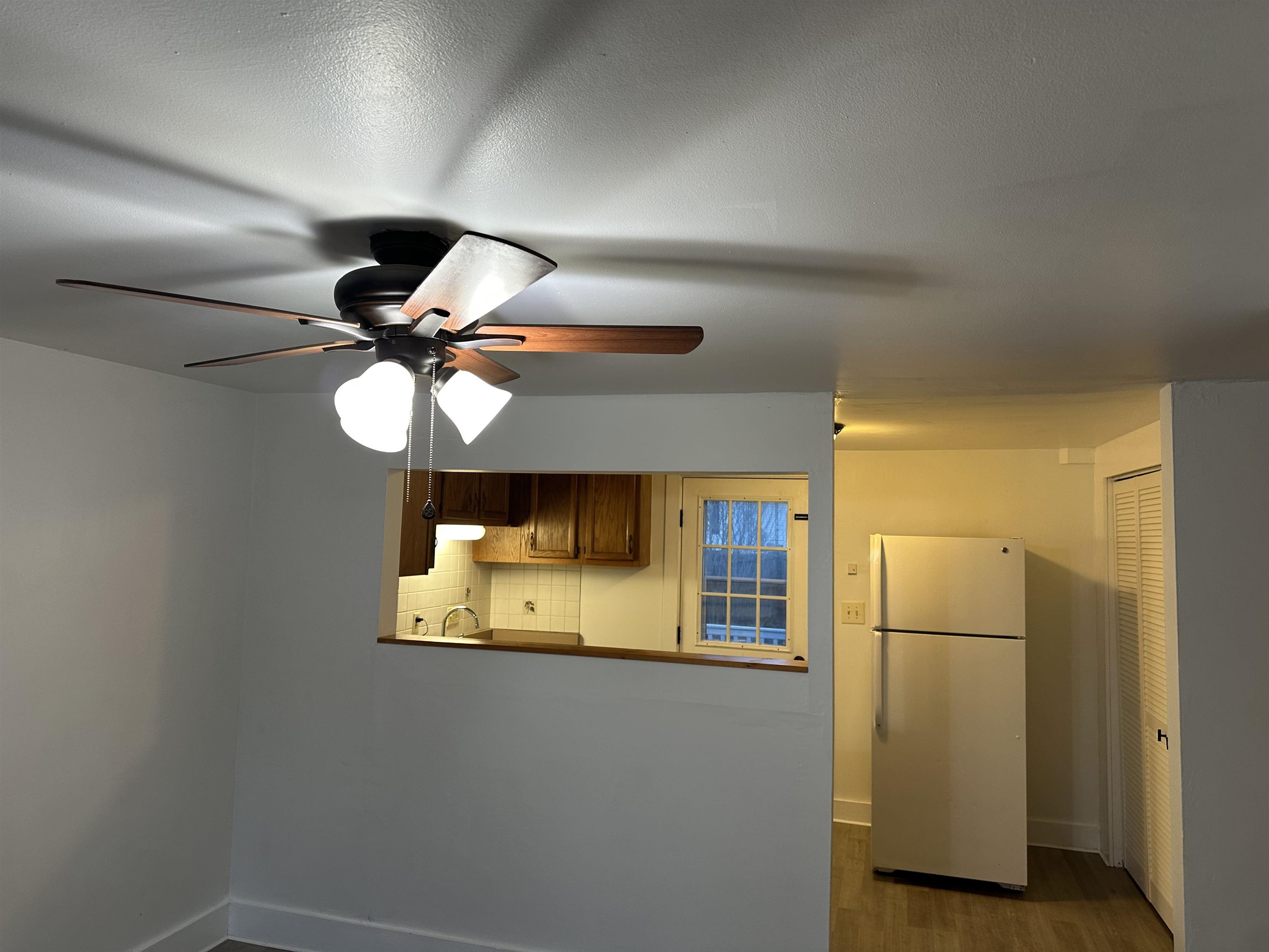 815 Beagle Gap Road Crozet, VA 22932 - Photo 8 of 18 a picture of a room with a mirror and a ceiling fan
