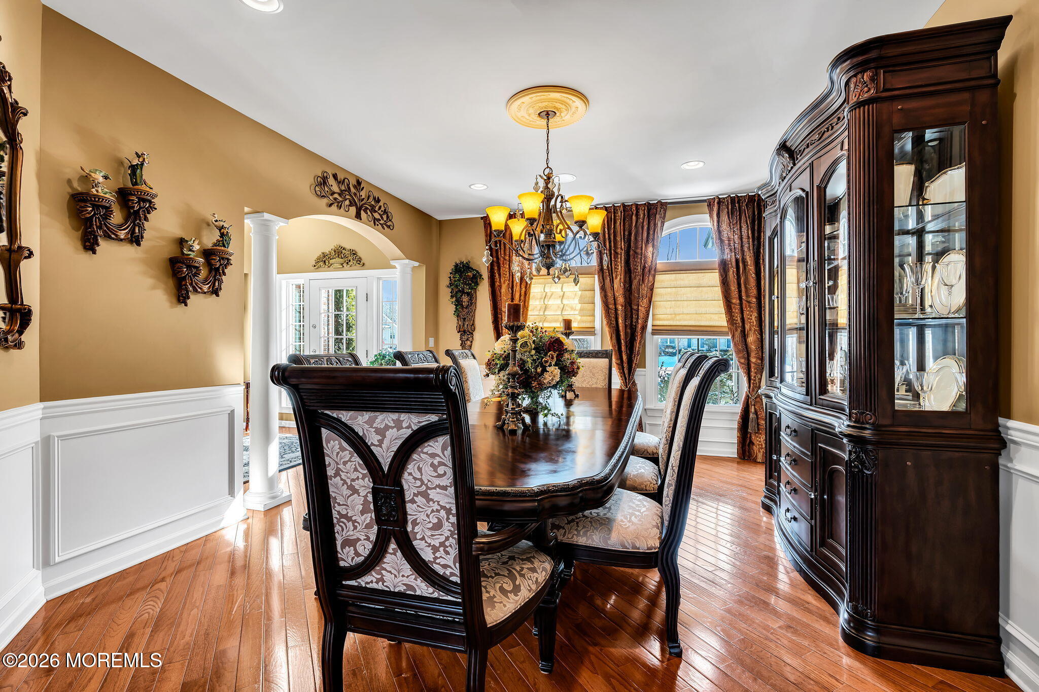24 Parkside Drive Jackson, NJ 08527 - Photo 36 of 91 a view of a dining room with furniture and chandelier