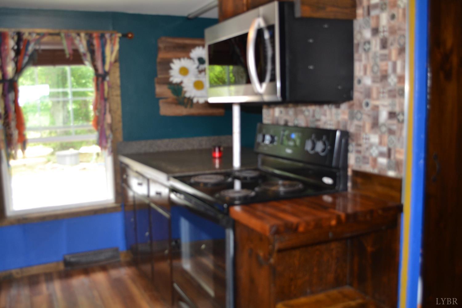 6387 Red House Road Rustburg, VA 24588 - Photo 21 of 38 a kitchen with a stove and a microwave