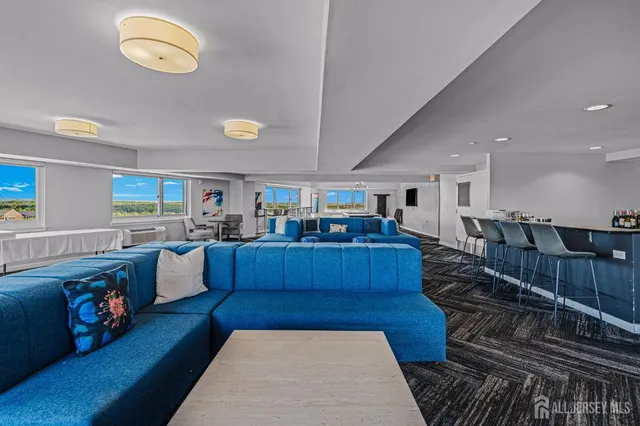 a kitchen with lots of counter space