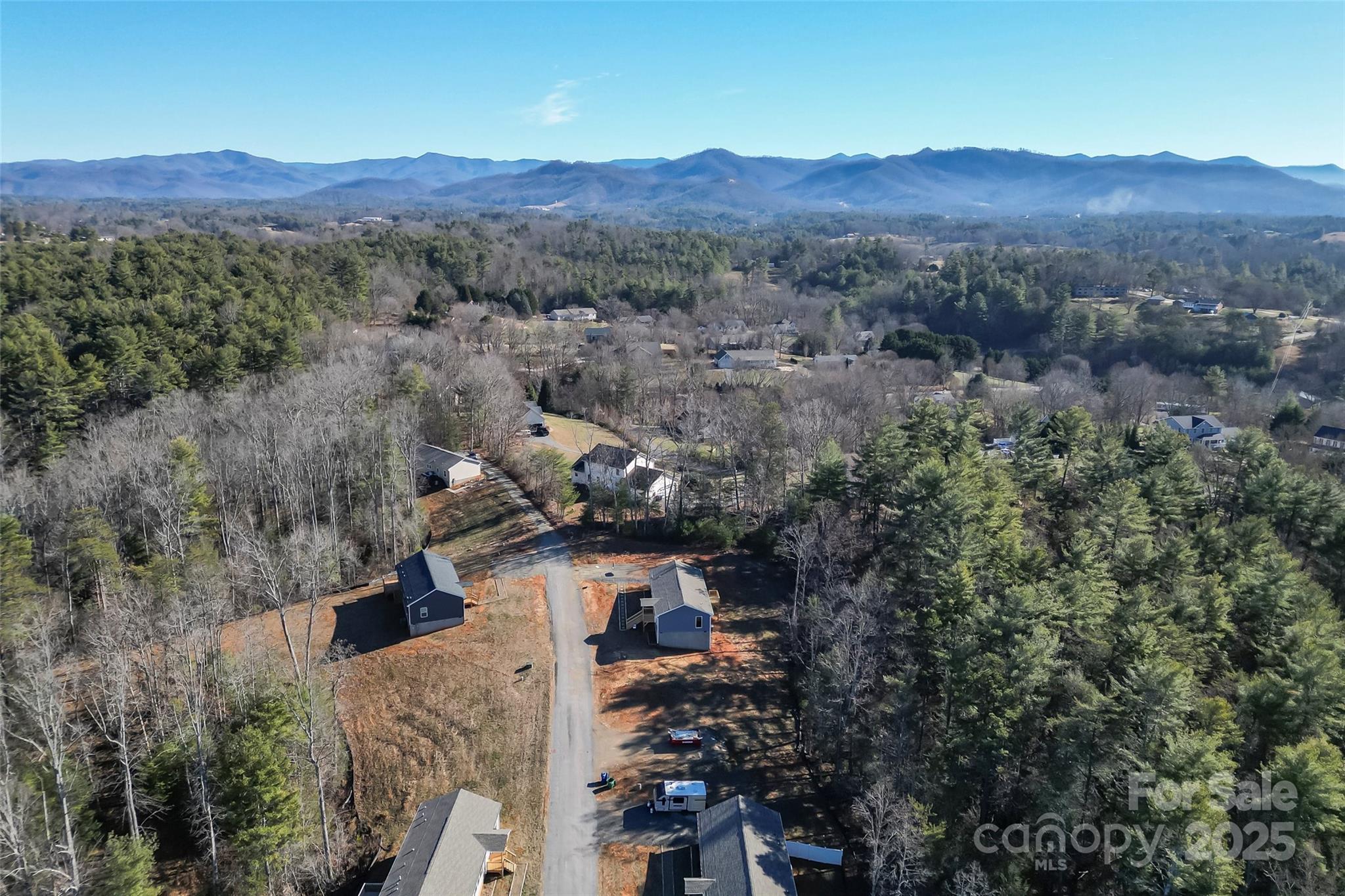 209 Walnut Br Road Weaverville, NC 28787 - Photo 37 of 43 an aerial view of residential house and sandy dunes