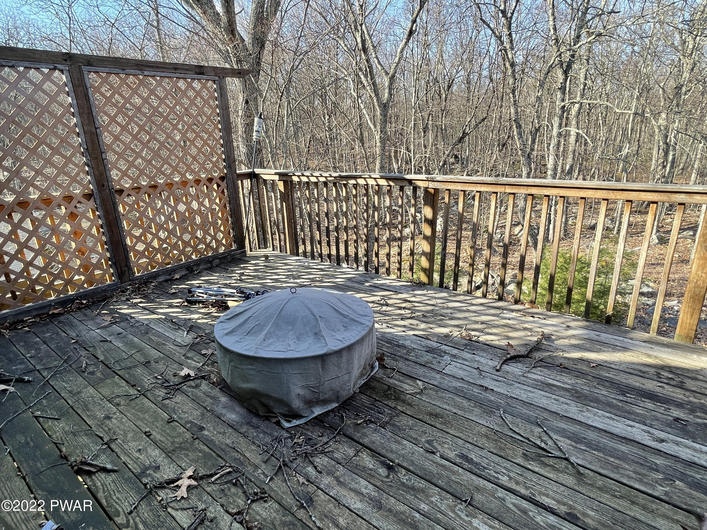 119 Johnson Road Milford, PA 18337 - Photo 34 of 46 Private deck view to state land